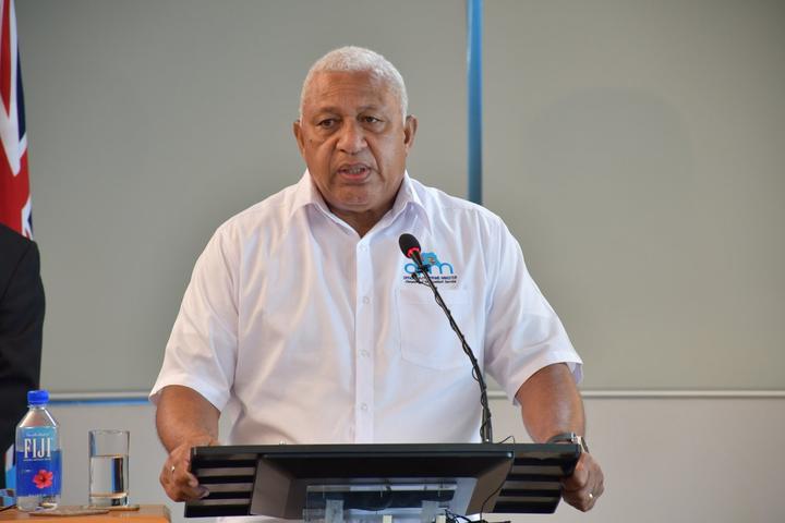 Fiji's Prime Minister Frank Bainimarama.