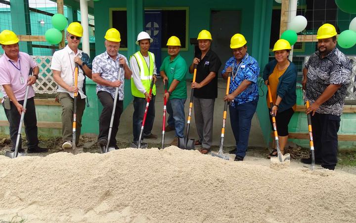 Late last month, the Ministry of Health broke ground for the first mental health facility to be constructed in Majuro. Dr. Holden Nena, the head of Human Services, center, was joined by numerous government and health officials for the ground breaking. 