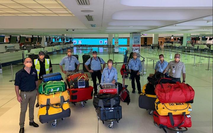 Australian Medical Assistance Team leaving for Fiji. 