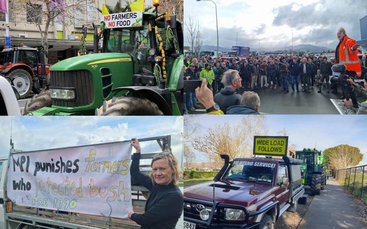 NZ tractor protest