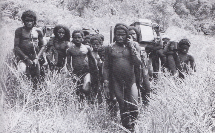 Descending to Mangaleme in the Toli Valley, Papua