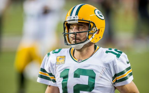 „Green Bay Packers“ gynėjas Aaronas Rodgersas.