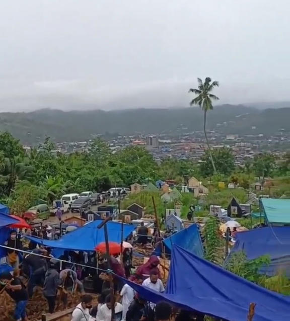 Abepura cemetery, Jayapura, Papua, 25 July, 2021