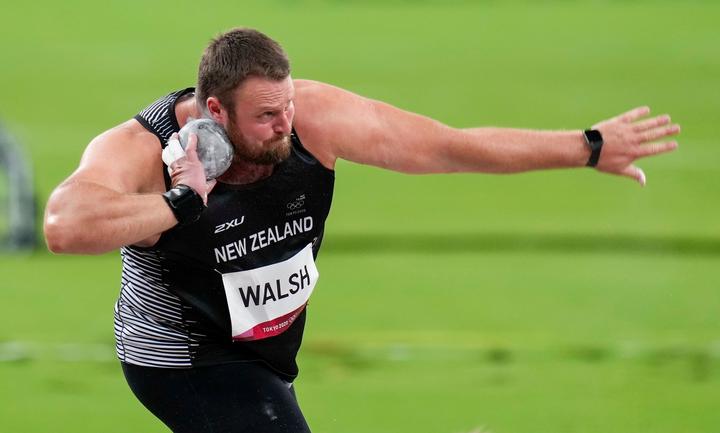 Tom Walsh aux Jeux olympiques de Tokyo.