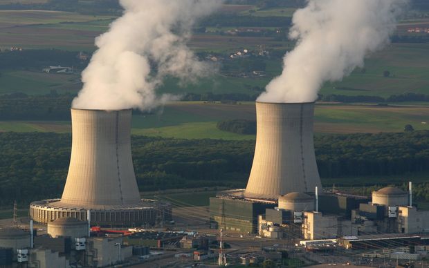This photo taken on August 31, 2006, shows a nuclear power plant in Cattenom, eastern France.