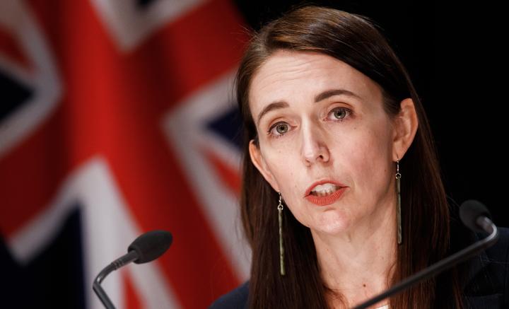 03092021 PHOTO: ROBERT KITCHIN/STUFF
L-R: 
Prime Minister Jacinda Ardern and Police Commissioner Andrew Coster hold a press conference with the details of the Auckland supermarket terror attack in the Beehive Theatrette on Friday evening.