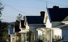 Homes in Auckland, including the suburb of Grey Lynn, are much more expensive than other parts of the country.