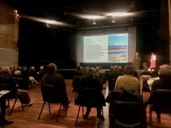 The launch of the Five Towns Trail master plan at the Carterton Events Centre last week.