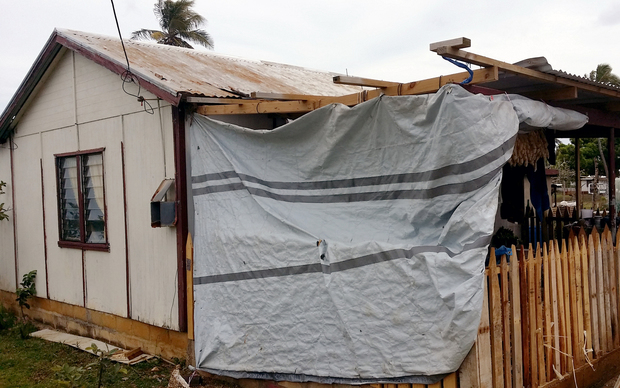 Houses are still badly damaged months after Cyclone Ian.