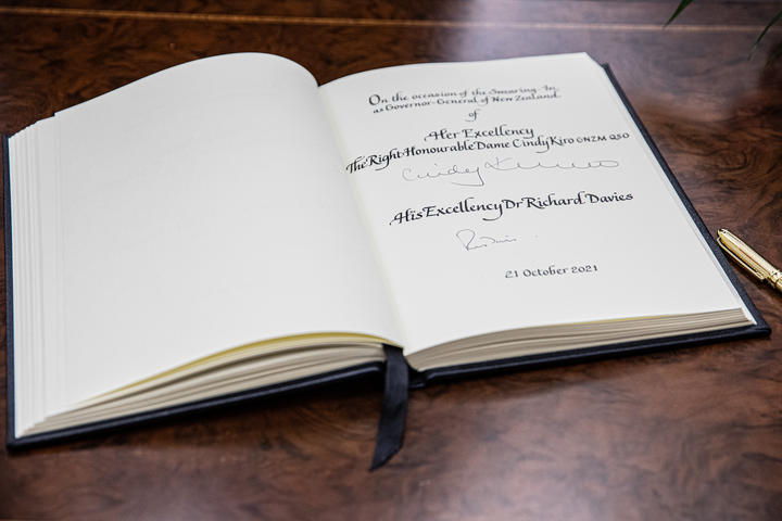 Parliament's Visitors Book is not something tourists leave a note in, unless they are heads of state.