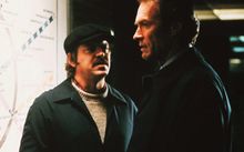 Warren Clarke (left) with Clint Eastwood in the 1982 film Firefox.