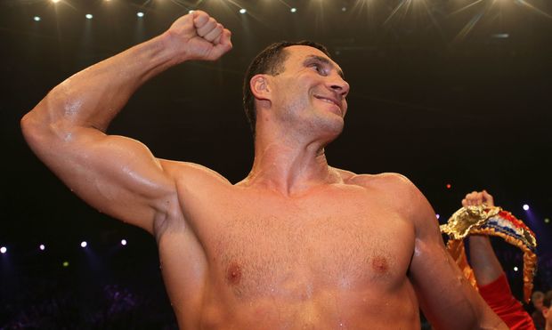 Wladimir Klitschko after winning.