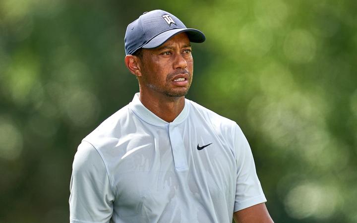Tiger Woods at the BMW Championship in 2020.