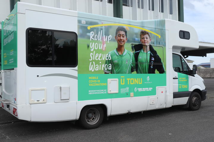 A mobile vaccination clinic in Wairoa