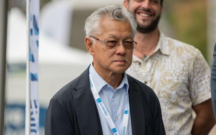 Gaston Dongchang, Président de l'Assemblée de Polynésie française.