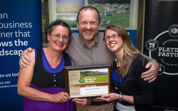 Steve and Josie Sterne with daughter Holly.