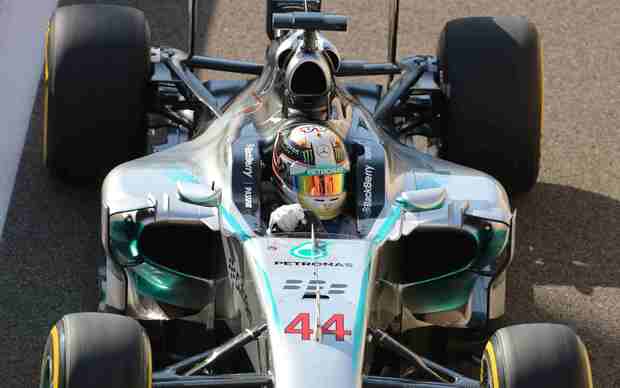 Grand Prix Formula One Abu Dhabi 2014. Lewis Hamilton (GBR) Mercedes.