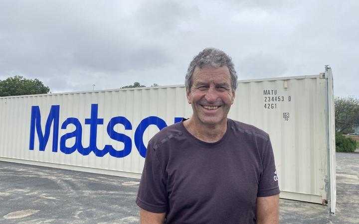 Wayne Smith is sending goods to Tonga on Matson shipping containers though Sir Michael Jones. 