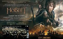 invite to hobbit screening in Miramar