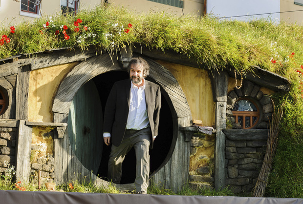 Sir Peter Jackson at the premiere of The Hobbit - An Unexpected Journey in Wellington in 2012. 