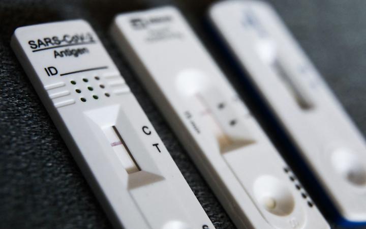 A negative result of SARS-CoV-2 antigen test is seen in this illustration photo