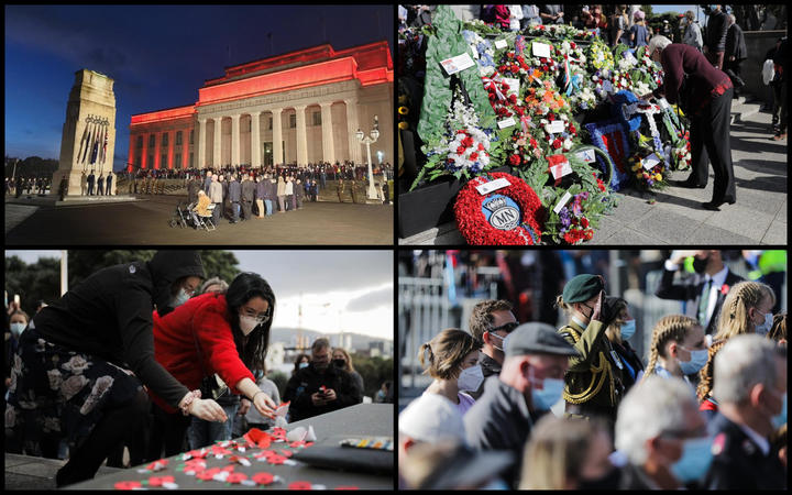 Anzac Day collage, 25 April 2022
