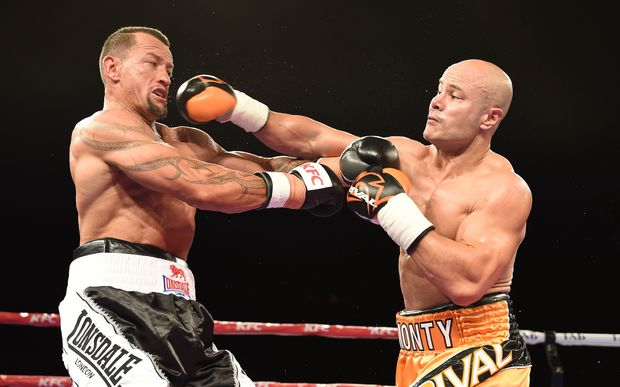 Monty Betham saw off a spirited challenge from Carlos Spencer