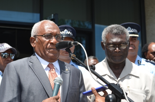 Solomon Islands Governor General Frank Kabui
