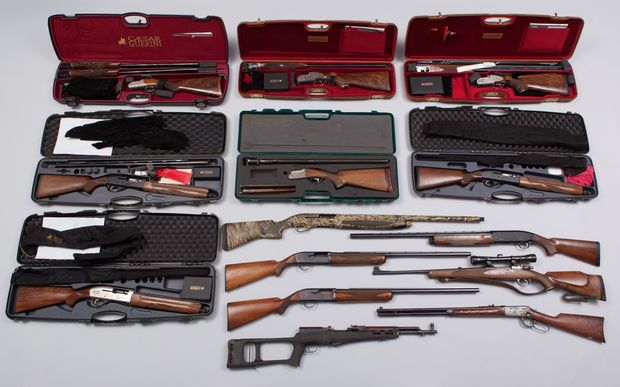 Stolen weapons were found during a raid in Waikato last week.