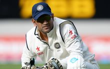 The India cricket captain MS Dhoni.