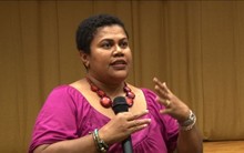 The former Fiji TV Content Manager Tanya Waqanika.
