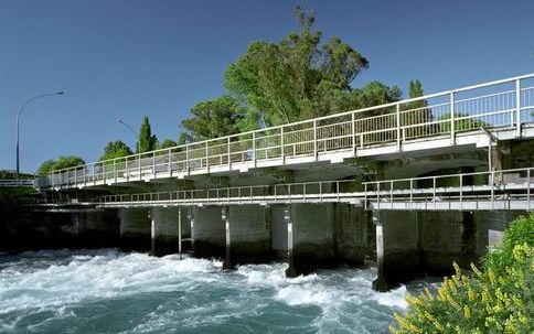 Mighty River Power's Taupo Gates, on Lake Taupo.