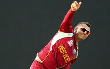 The West Indies off-spinner Sunil Narine.