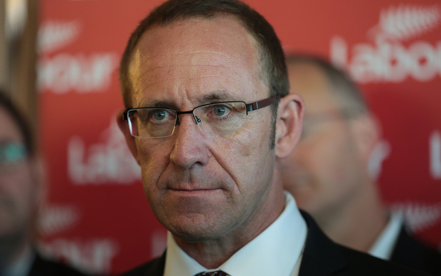 Labour Leader Andrew Little at his state of the nation speech.