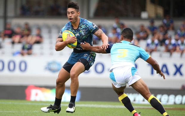 Shaun Johnson in action against the Titans