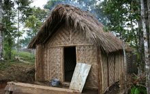 A hut in the Highlands of Papua New Guinea.