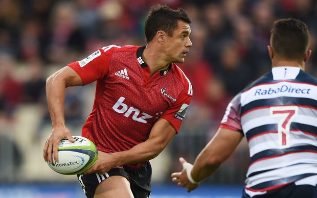 Daniel Carter in the Super Rugby season opener against the Melbourne Rebels