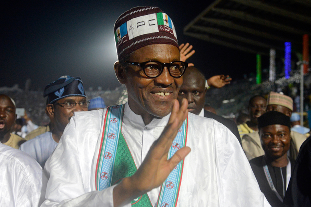 All Progressives Congress (APC) presidential aspirant Muhammadu Buhari - pictured in Lagos, Nigeria in 2014.
