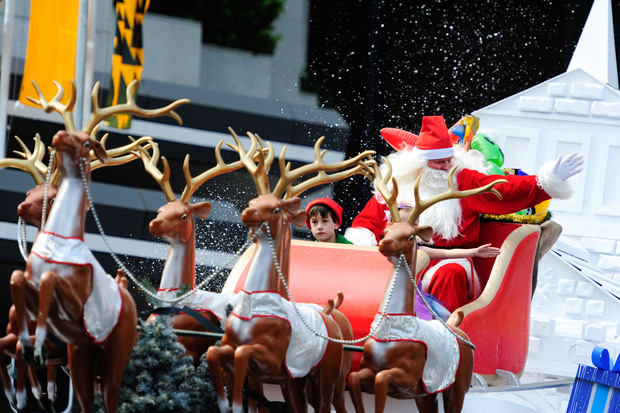 Auckland's christmas parade.