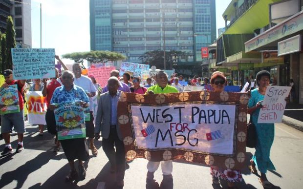 Rally in Fiji for West Papua