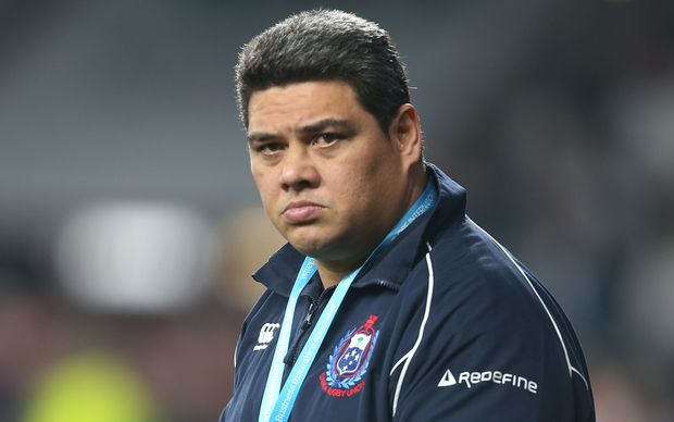 Manu Samoa head coach Stephen Betham.