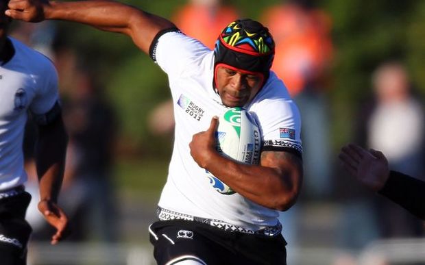 Fiji rugby captain, Akapusi Qera. 
