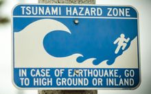 Tsunami sign