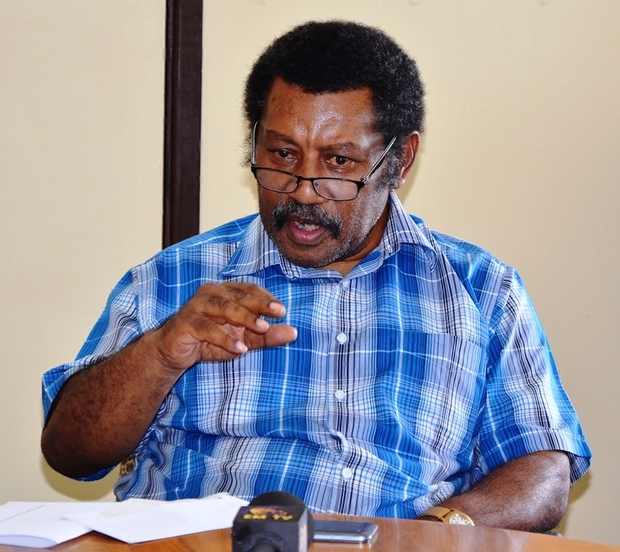 Chief Secretary to Papua New Guinea's government Sir Manasupe Zurenuoc.