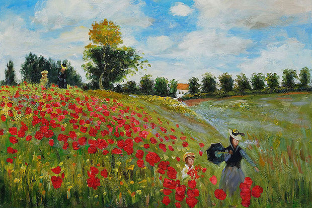 Monet’s Poppy Fields in Argenteuil