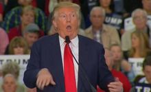 Donald Trump mocks a disabaled journalist At a rally in South Carolina. 