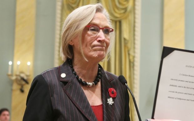 Canadian Indigenous Affairs Minister Carolyn Bennett.