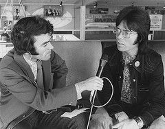 Jim Sullivan interviewing Cliff Richard