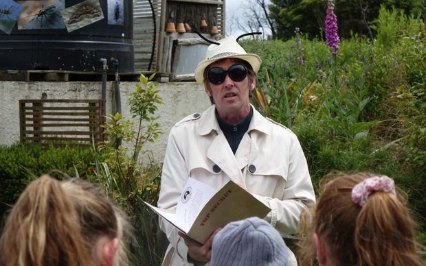 Gordon Thompson as Inspector Insector at Earthlore Insect Theme Park.