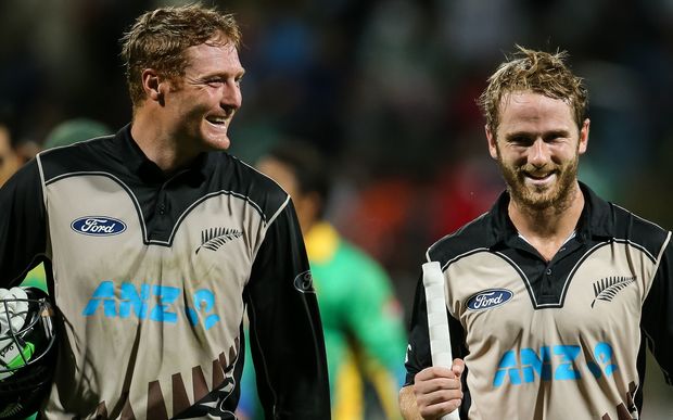 New Zealand Cricketers Martin Guptill and Kane Williamson Photo: PHOTOSPORT